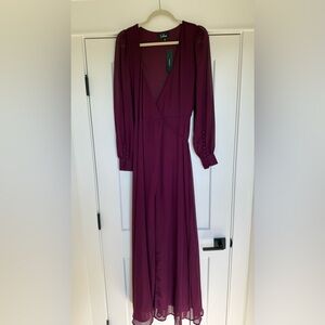 Lulus Plum Maxi Dress